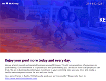 Tablet Screenshot of poolmaintenancemckinney.com